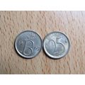 Belgium 1969 25 Centime Belgique (French Text) ...