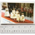 postcard 1981 Royal Wedding - The Bridesmaids