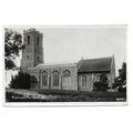 Ranworth Church, Norfolk Broads, RP Postcard.