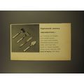 1961 Lord & Taylor Eisenberg-Lozano Servers Adv...