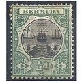 Bermuda 1906 SG35 1/2d Black & Green Mounted Mi...