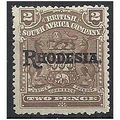 Rhodesia 1909 SG102 2d Brown Mounted Mint . .
