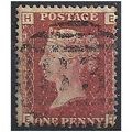 1858 SG43 1d Red Plate 102 Good/Fine Used Check...