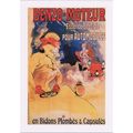 Poster Art Postcard Benzo-Moteur Ad Car Automob...