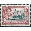 Solomon Islands 1939 SG62 1 1/2d Blue-Green & C...