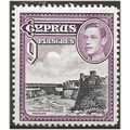 Cyprus 1938 SG159 9pi Black & Purple Mounted Mi...