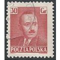 Mi 675: 30 gr. red Definitive Stamp: President ...