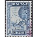 SELANGOR, 1961-62 20c Fishing Craft, SG 135 (Sc...