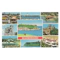 SCARBOROUGH, multi view vintage .unused postcard =