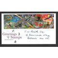 GREAT BRITAIN 1991 GREETING STAMPS BOOKLET PANE...