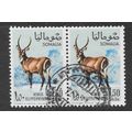 SOMALIA 1968 ANTELOPE KORBUS HORIZONTAL PAIR US...