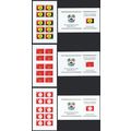 Wallis and Futuna Flags self-adhesive 3 booklet...