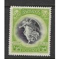 BARBADOS 1920-1 WATERMARK MULTI-CROWN CA VICTOR...