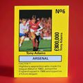 BOSS LEISURE 1986/87 TONY ADAMS ARSENAL ROOKIE