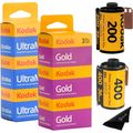 Kodak Ultramax 400 35Mm Film 3 Pack & Kodak Gol...