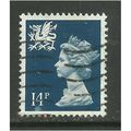 Wales GB 1988 14p Deep Blue Machin SG W40.( J322
