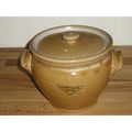 Shabby Chic Vintage Stoneware Casserole Dish