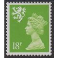 Scotland Sg S60 18p Brt Green (1 center band) l...