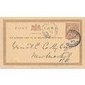 Jamaica Island UPU Postal Card 1895 local mail ...