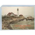 ME Portland Lighthouse Postcard Portland Head L...