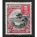 GRENADA 1934 1 1/2d BLACK AND SCARLET SG 137a M...