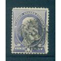 Used 212 1c Benjamin Franklin Barely Clears M01370