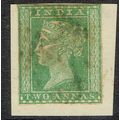 India 1854 2a Green SG31 FU