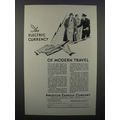 1931 American Express Travelers Cheques Ad - El...