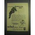 1948 Sebel Steel Chairs Ad - Sorry, old man.. T...