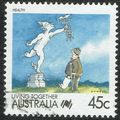 Australia 1988 Living Together 45c Multicoloure...