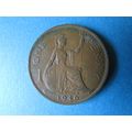 1946 GEORGE VI ONE PENNY FREE POST. J