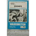 1978 programme Warrington v. Widnes, 1st Division