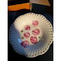 Small Hand Painted Trinket Dish Jr 1960