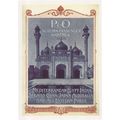 P&O Cruise Ship Cruises 1905 Timetable to India China Advertising Postcard