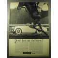 1960 Triumph TR-3 Car Ad - Don't bet on the horse