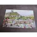 Valentines Postcard - Corfe Castle & Village, D...