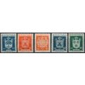 Coat of Arms: 5 Values - San Marino 1945 - NM H...
