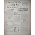 Hillman Minx 1940 model Motor Trader Service Da...