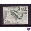 ICELAND 1959 SALMON SG 371 5KR M/ MINT