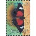 AUSTRALIA, BUTTERFLY, Red Lacewing, yellow 1998...