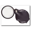 8x Glass Lens Pocket Magnifier With Pouch