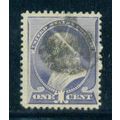 Used 212 1c Benjamin Franklin Barely Clears M01331