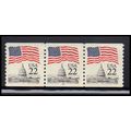 2115av 22c U.S. Flag Fine MNH PNC 19/3 PA2540