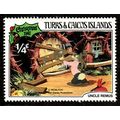 Turks & Caicos Islands 1981 Disney 1/4c MNH Sta...