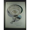 1991 Tiffany & Co. Audubon China and Flatware Ad