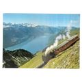 BRIENZ vintage unused postcard vgc mountain tra...