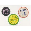 I Shot JR Dallas TV Show Button Badge Postcard