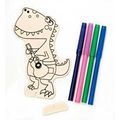 Wood Kids Craft Project Pack Kit with Markers D...
