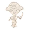 Wood Kids Craft Project Pack Kit with Markers P...