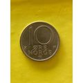Umlaufmünze Norwegen 10 Öre 1988